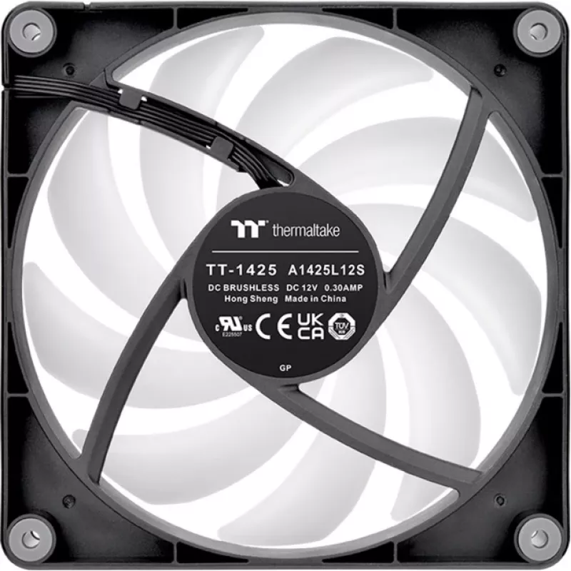 Thermaltake CT140 Reverse ARGB 14 cm Ventola Nero 500–1800 RPM 32,8 dB