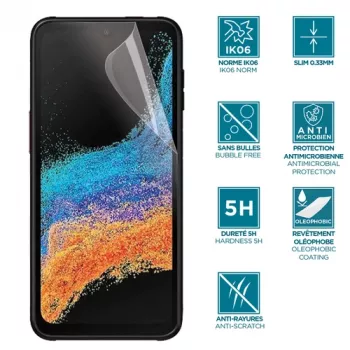 Pellicola protettiva trasparente per display Mobilis 036271 Samsung Galaxy Xcover 6 Pro antibatterica antigraffio antishock