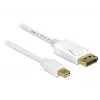 Cavo DisplayPort DeLOCK 83482 Mini DisplayPort 2 m bianco