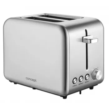 Tostapane Concept Solution TE2050 – 2 fette, 950 W, acciaio inox, 280×160 mm