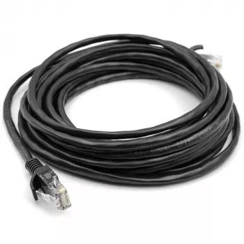 Cavo Cat5E UTP, 5 m, nero