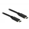 Cavo USB DeLOCK 0,5 m USB 2.0 USB C nero
