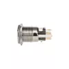 DimasTech pulsante a pressione antivandalo 19 mm Silverline Dot RGB PD210