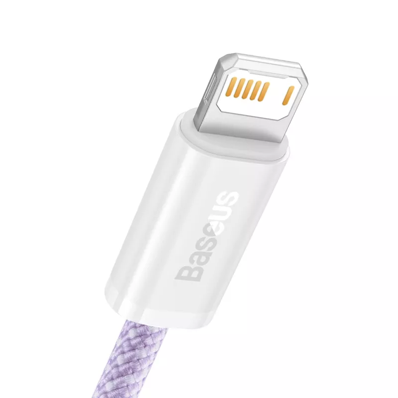 Cavo Baseus Dynamic USB a Lightning, 2,4 A, 2 m (viola)