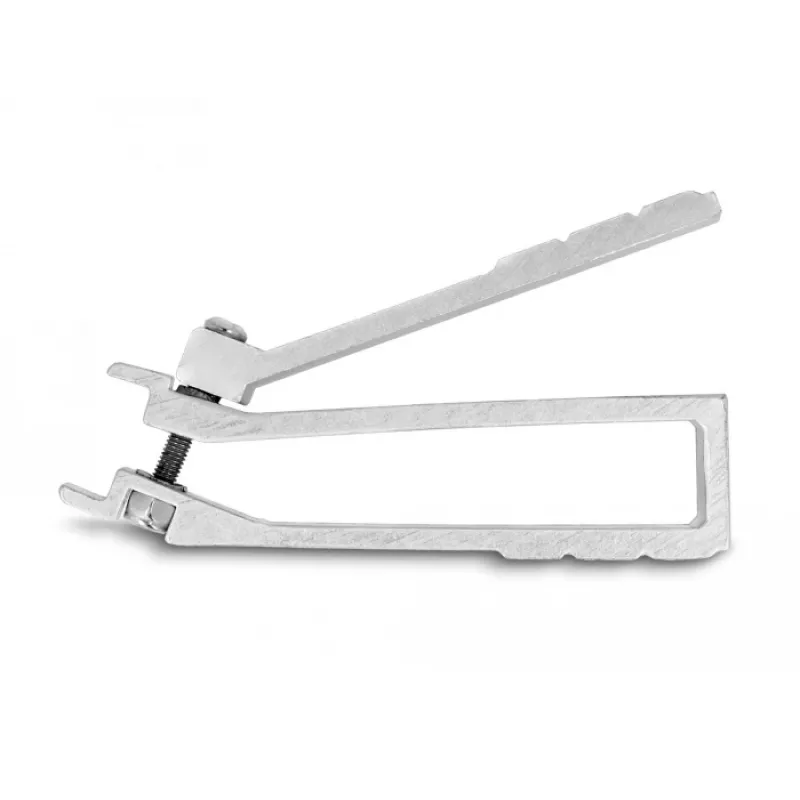 Pinza DeLOCK per dadi a gabbia M4 M5 M6 alluminio argento