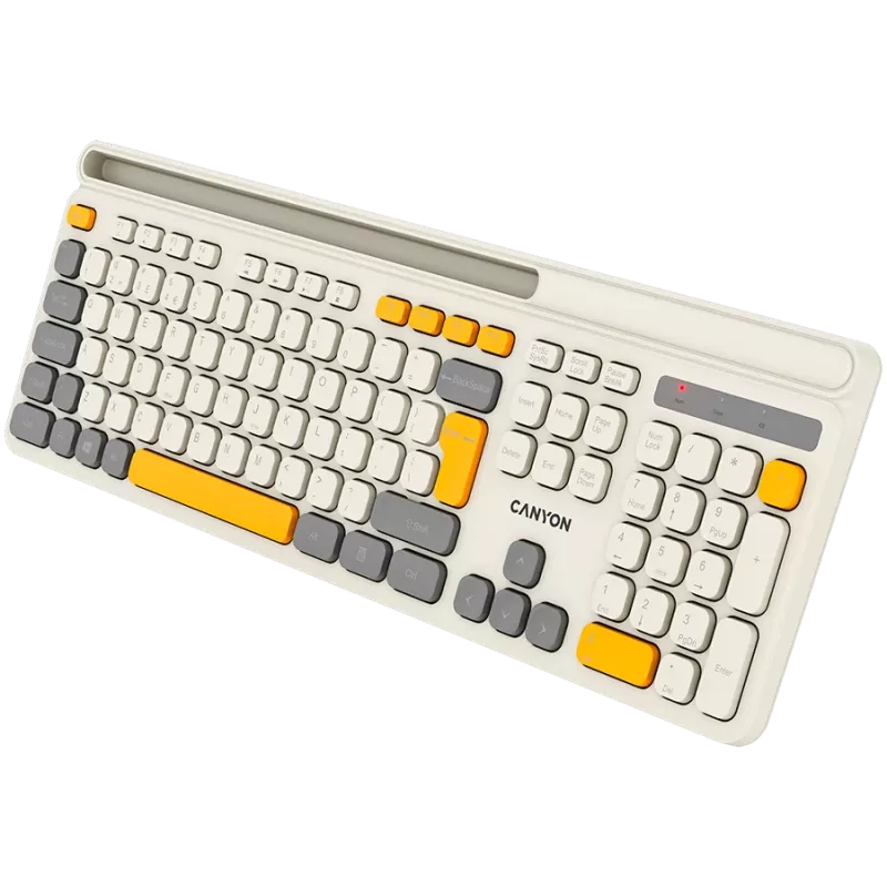 Tastiera CANYON HKB-W03 EN AAA Wireless beige