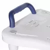 Sedile da vasca ActionMed LW300AM con maniglia – ausilio bianco per la vasca, resistente all'umidità, occhiello per appendere