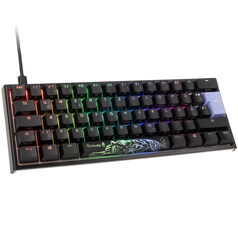 Tastiera Ducky DKON2061ST Gaming USB QWERTZ tedesco bianco