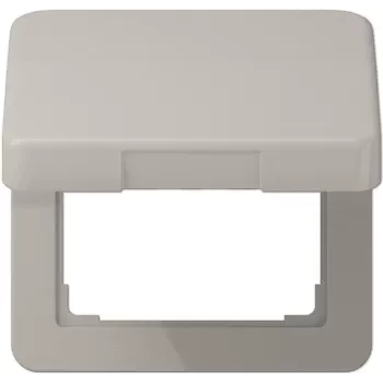Jung coperchio a scatto con cornice copriforo 50x50mm CD 590 KL PT (CD590KLPT)