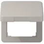 Jung coperchio a scatto con cornice copriforo 50x50mm CD 590 KL PT (CD590KLPT)