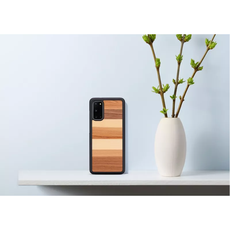 Custodia per cellulare man and wood Galaxy S20 nero — cover protettiva per Samsung Galaxy S20