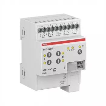 ABB JRA/S4.230.5.2 attuatore tapparelle, 4 canali, motorizzato, manuale B. 2CDG110289R0011 (2CDG110289R0011)