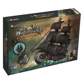 PUZZLE 3D grande set navi pirata Queen Revenge