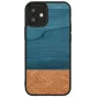 Custodia per cellulare Man and Wood per iPhone 12 mini — Denim nero