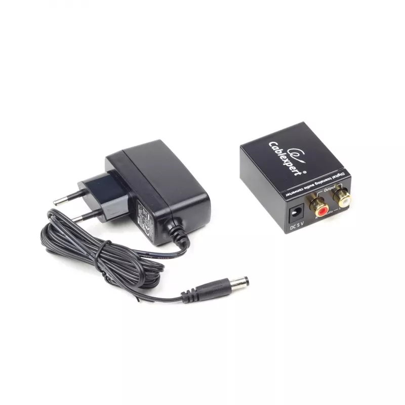 Gembird DSC-OPT-RCA-001 Convertitore audio nero