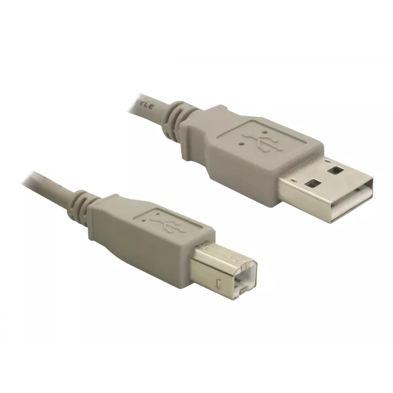Cavo USB DeLOCK 82216 USB 2.0 3 m USB A USB B grigio