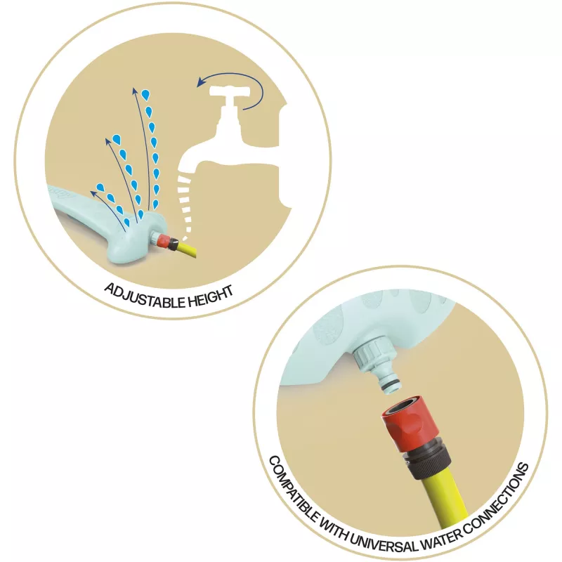 Life irrigatore ad acqua Splashy Way, scivolo