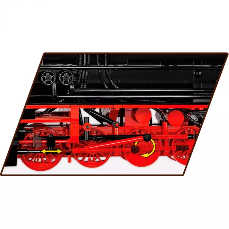 DR BR 52/TY2 locomotiva a vapore, giocattolo da costruzione scala 1:35