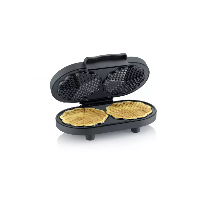 Macchina per waffle Severin WA 2118 2 waffle 1200 W nero
