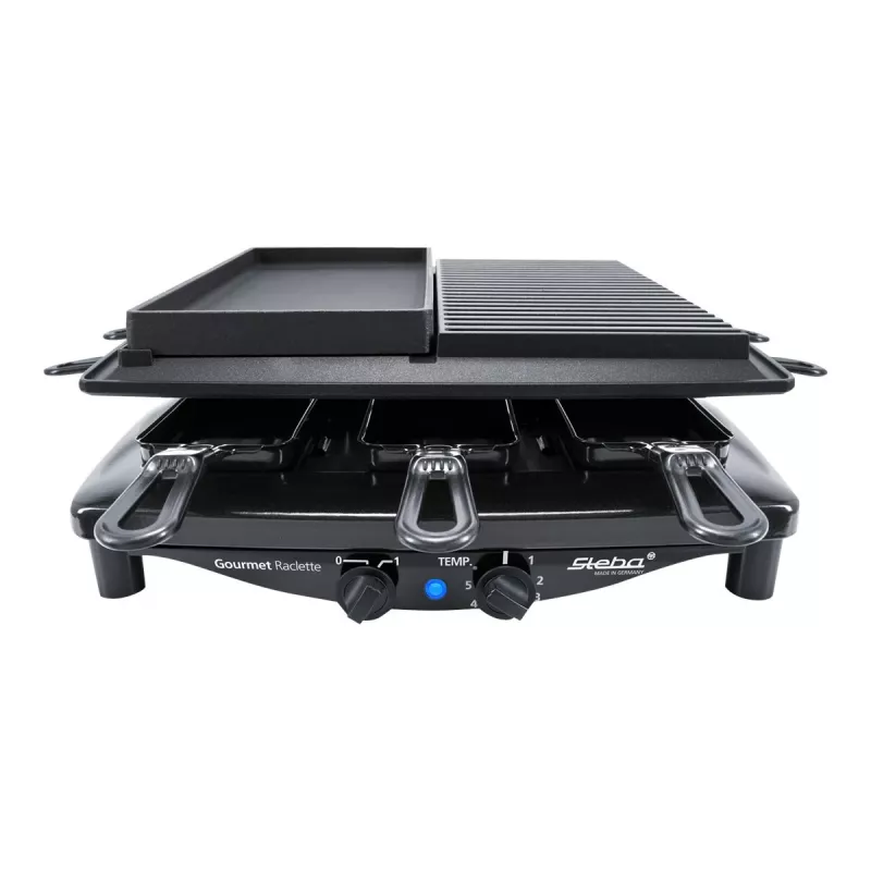 Steba RC 4 Plus Deluxe griglia raclette, nero