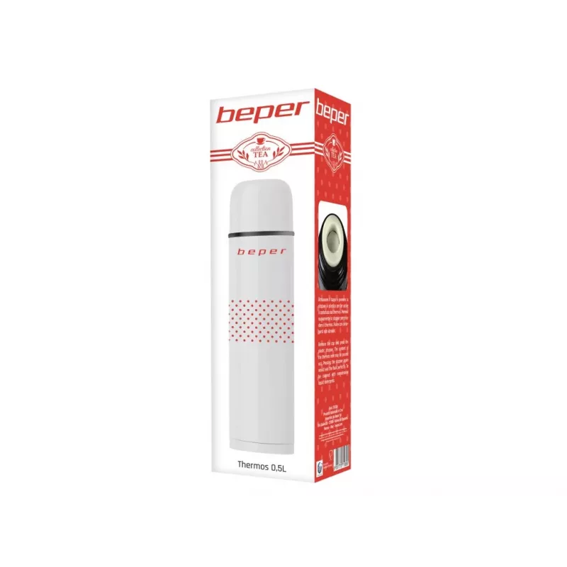 Bollitore elettrico Beper BI.504 500 ml, acciaio inox, 2200 W