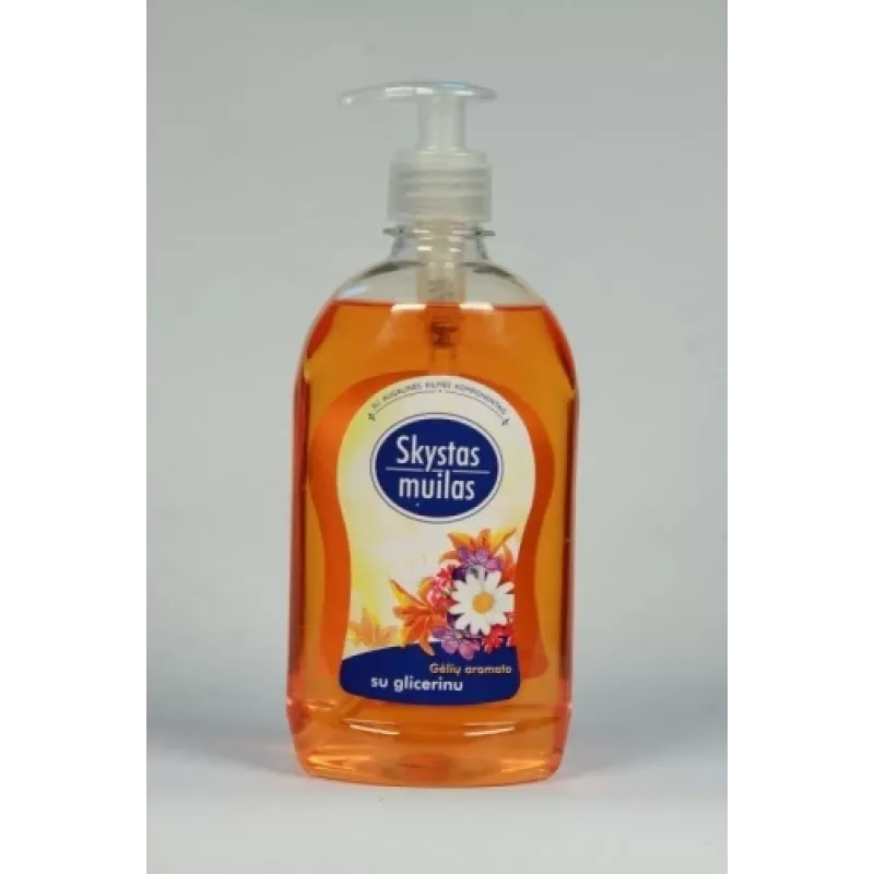 Sapone liquido P03-02-1-00, 500 ml, glicerina, profumo floreale
