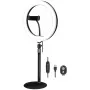 LogiLink stativo con ring light per smartphone con telecomando per smartphone da 10,16 cm - 17,78 cm (4 - 17,80cm (7)), - 1 pezzo (AA0152)