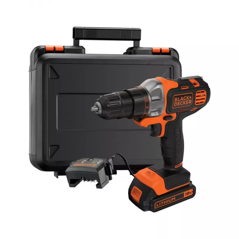 Multitool oscillante Black & Decker MT218K-QW nero, arancione 8500 OPM
