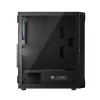 Case LOGIC CONCEPT Portos ARGB ATX Mid-Tower, nero