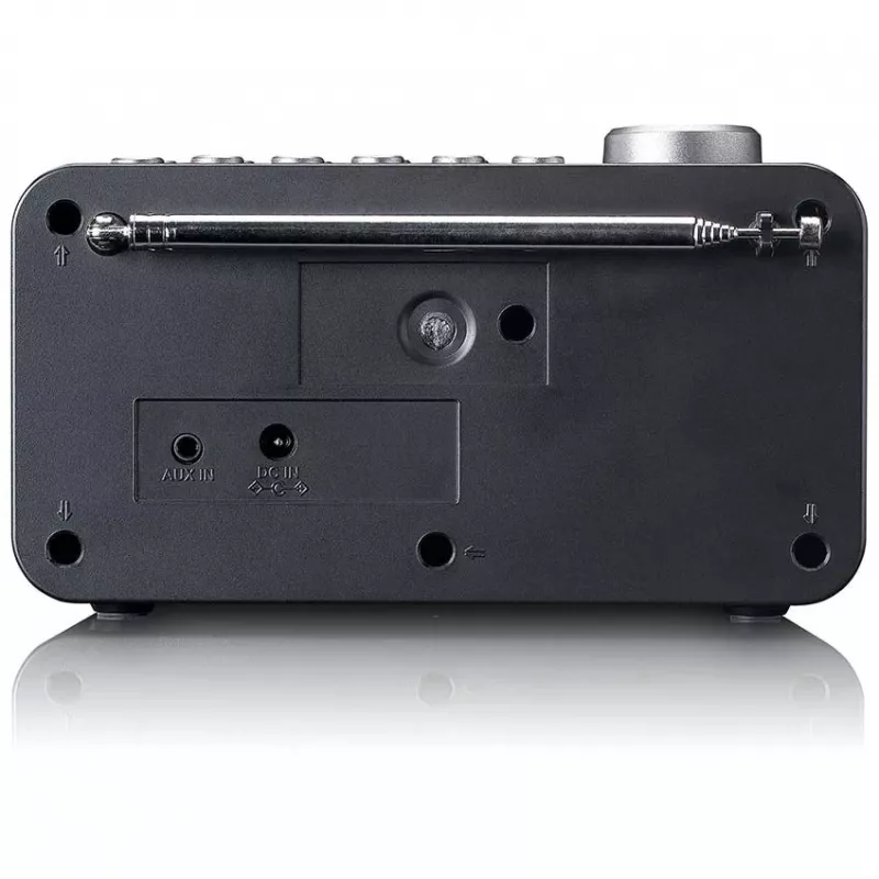 Lenco CR-625BK radiosveglia DAB+/FM con Bluetooth e ricarica wireless, nero