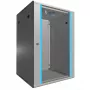 Armadio a parete Extralink case rack 18U 600x600 grigio serratura a chiave