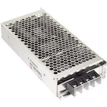 Alimentatore/convertitore MEAN WELL RSD-300E-5 — 300 W, ingresso 25,2–46,8 V, uscita 5 V, RoHS, 97×216×40 mm