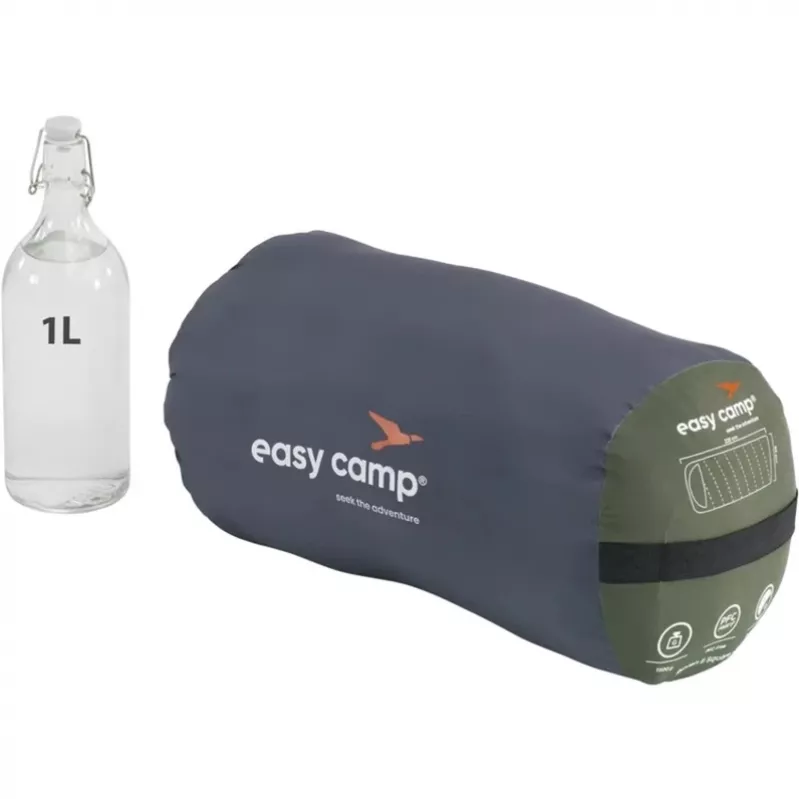 Sacco a pelo easy camp Raven II Square -3°C, verde oliva, modello 240208