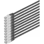 Cavo di rete ShiverPeaks 75711-HS-SET10 CAT 6 S/FTP PIMF, 4 coppie, dati ad alta velocità