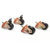 Ruote con castori Digitus DN-19 CASTOR-OR nero bronzo 250 kg