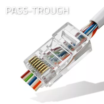 Connettore RJ45 QOLTEC CAT5e UTP, confezione da 100 pz.