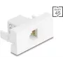 DELOCK modulo femmina RJ12 6P6C UTP bianco 90898