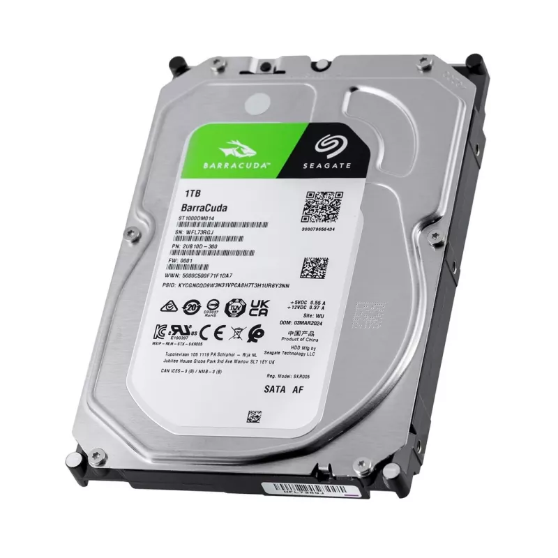 Seagate Barracuda ST1000DM014 disco fisso interno 1 TB 7200 giri/min 256 MB 3,5