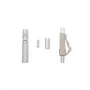 Qoltec 54450 Connettore in fibra ottica LC multimodale beige argento