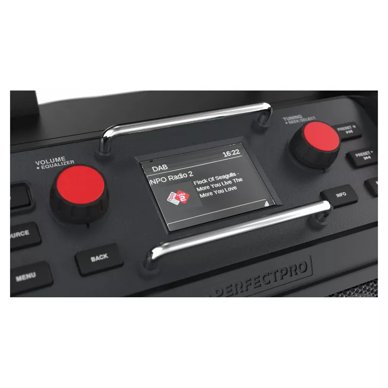 Radio da cantiere PerfectPro ROCKPRO RP2 Bluetooth impermeabile