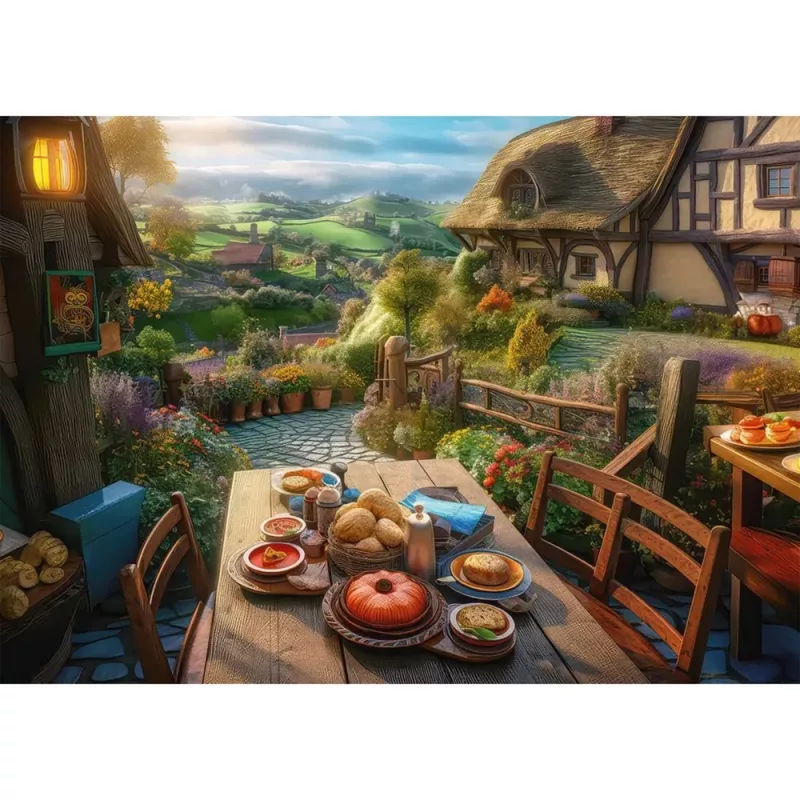 Schmidt Spiele 59763 puzzle „Colazione con vista“, 1000 pezzi, 12+