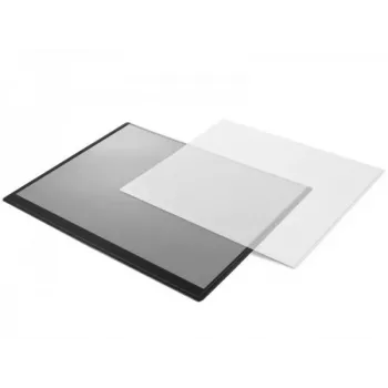 Tappetino da tavolo Forpus, 50x63cm, nero con copertura trasparente Erhöht 1010-501