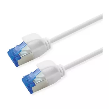 ROLINE Cavo patch Cat.6A (Classe EA) S/FTP (PiMF), LSOH, PoE, bianco, 5 m