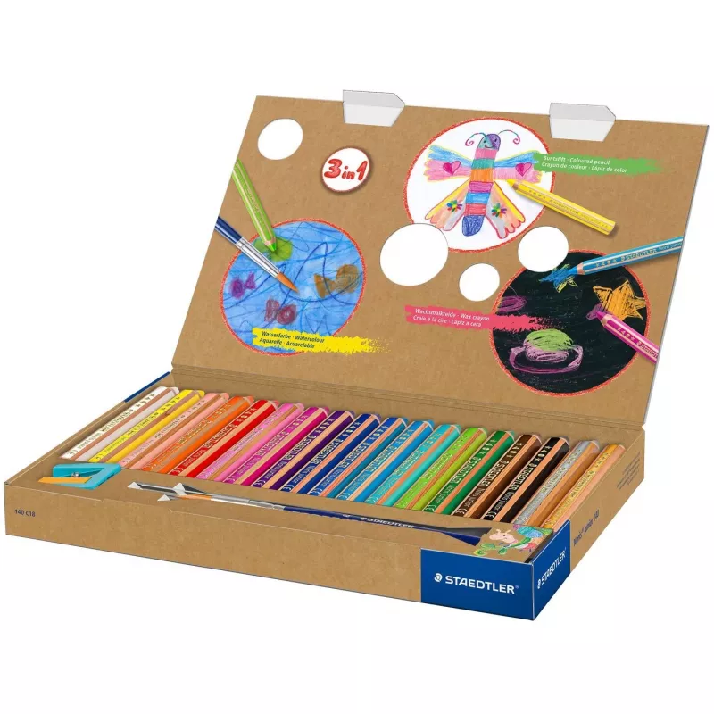 Staedtler Noris junior 140 matite colorate, 18 pz.