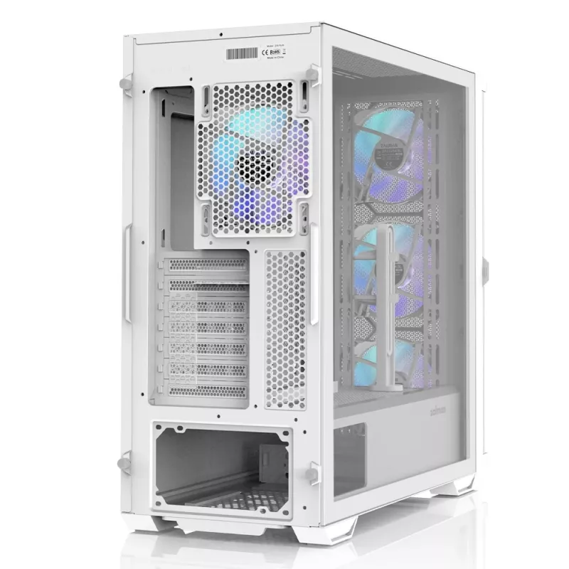 Zalman Z10 DUO ATX ZM-IF120 x4 bianco