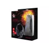 Headset da gaming con filo GEMBIRD GHS-05-B, circumaurale, 20–20000 Hz, cavo da 2 m, 250 g, nero/blu