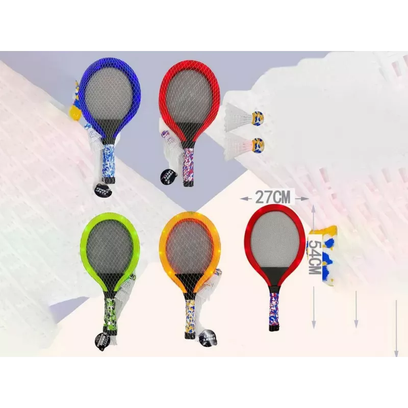 Racchetta da beach tennis Madej 005656 design luminoso – pagaia monopezzo per il gioco da spiaggia