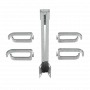LogiLink - barra di gestione cavi per rack - grigio chiaro, RAL 7035 - 1U - 48,3 cm (19