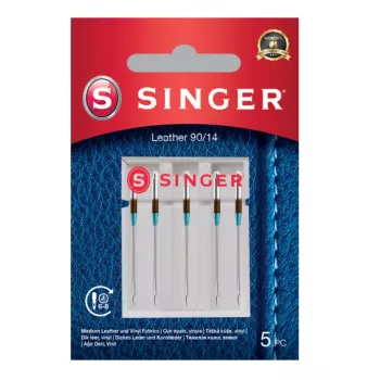 Singer | ago per pelle 90/14 confezione da 5