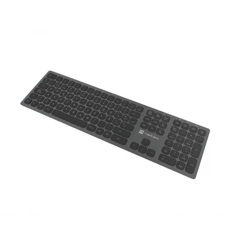 Tastiera universale NATEC NKL-1830 RF Wireless Bluetooth QWERTY spagnolo nero grigio